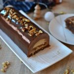 La recette de la semaine : La bûche chocolat, caramel et cacahuète