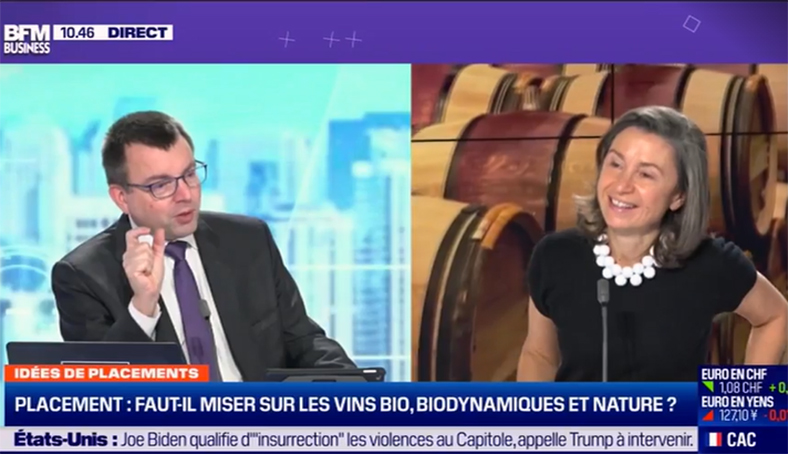 BFM Business Placement vin vin nature Cédric Decoeur Angélique de Lencquesaing iDealwine