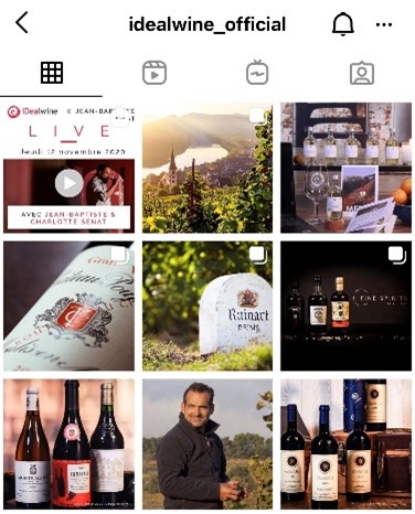 instagram iDealwine