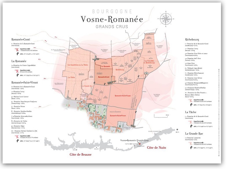 Les cartes parcellaires des climats de Bourgogne iDealwine