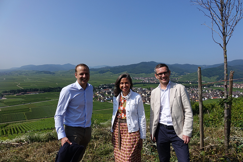 fondateurs iDealwine Cyrille Jomand, Lionel Cuenca, Angélique de Lencquesaing