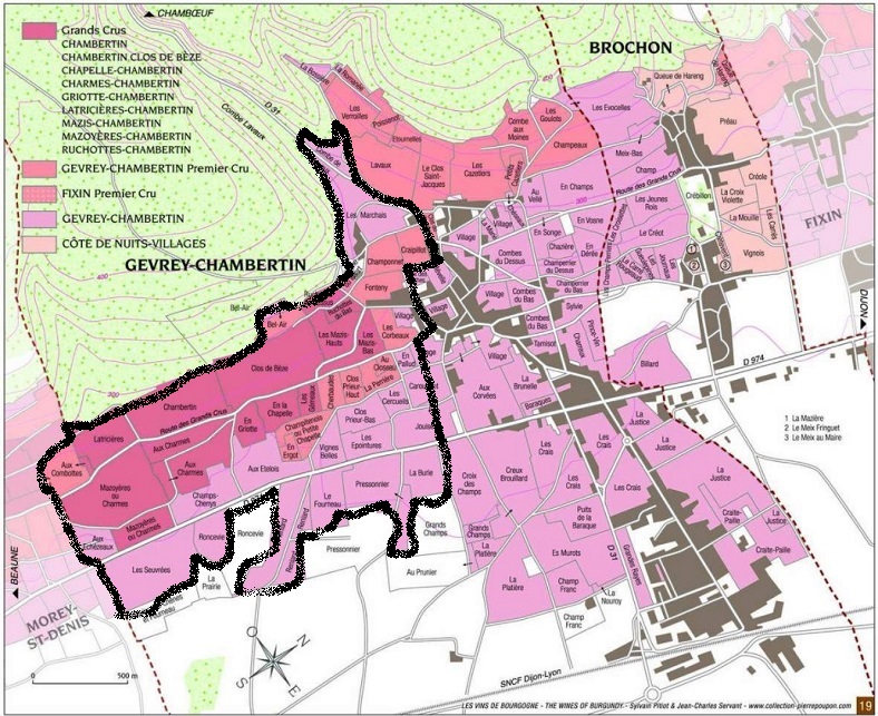 Carte de Gevrey-Chambertin 3