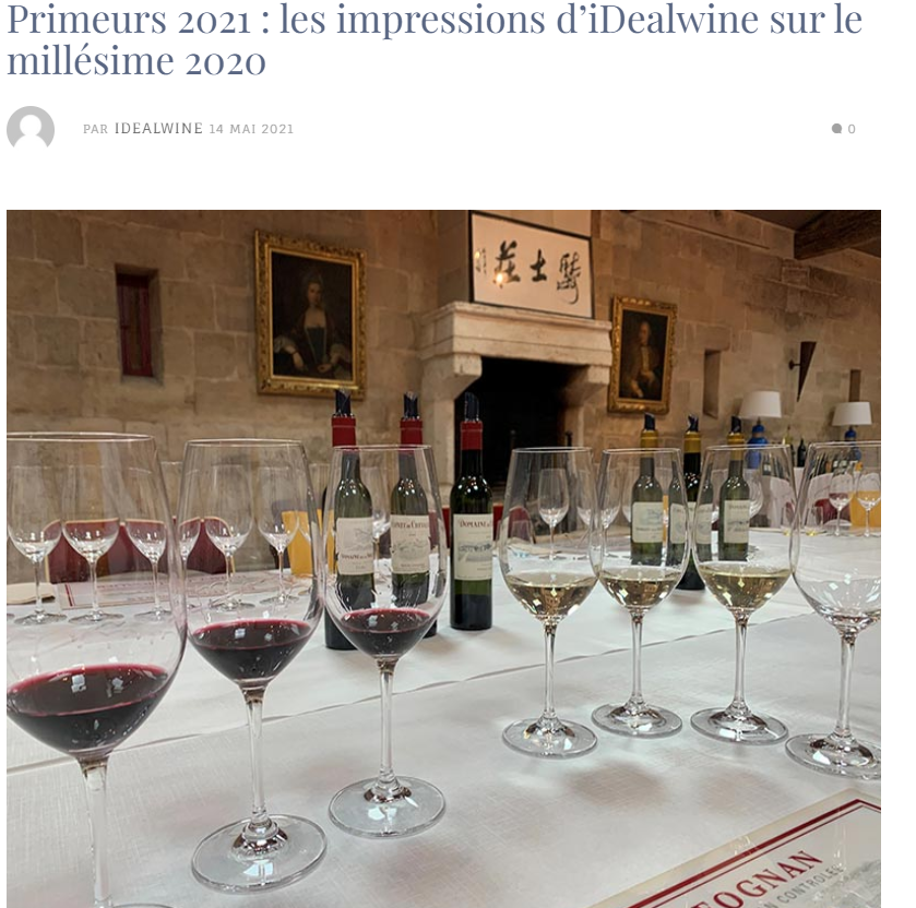 Palmarès : vos articles préférés en 2021 dans le Blog iDealwine Primeurs