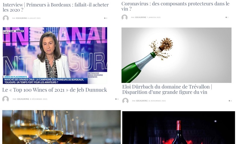 Palmarès : vos articles préférés en 2021 dans le Blog iDealwine