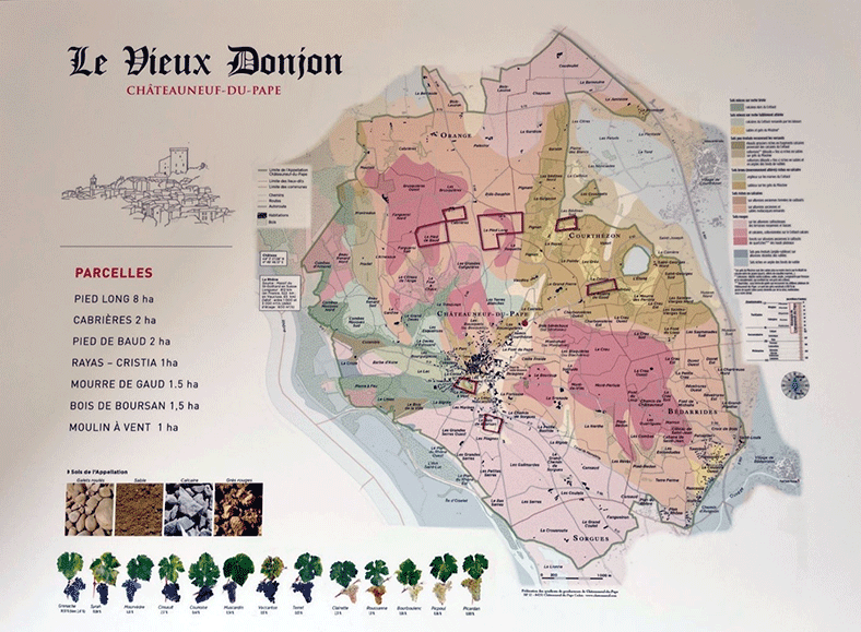 carte Le Vieux Donjon