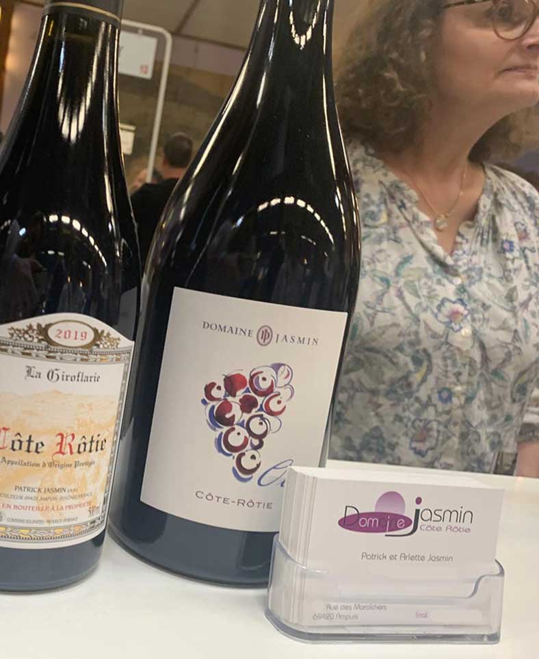 Domaine Jasmin vins Côte-Rôtie salon d'ampuis