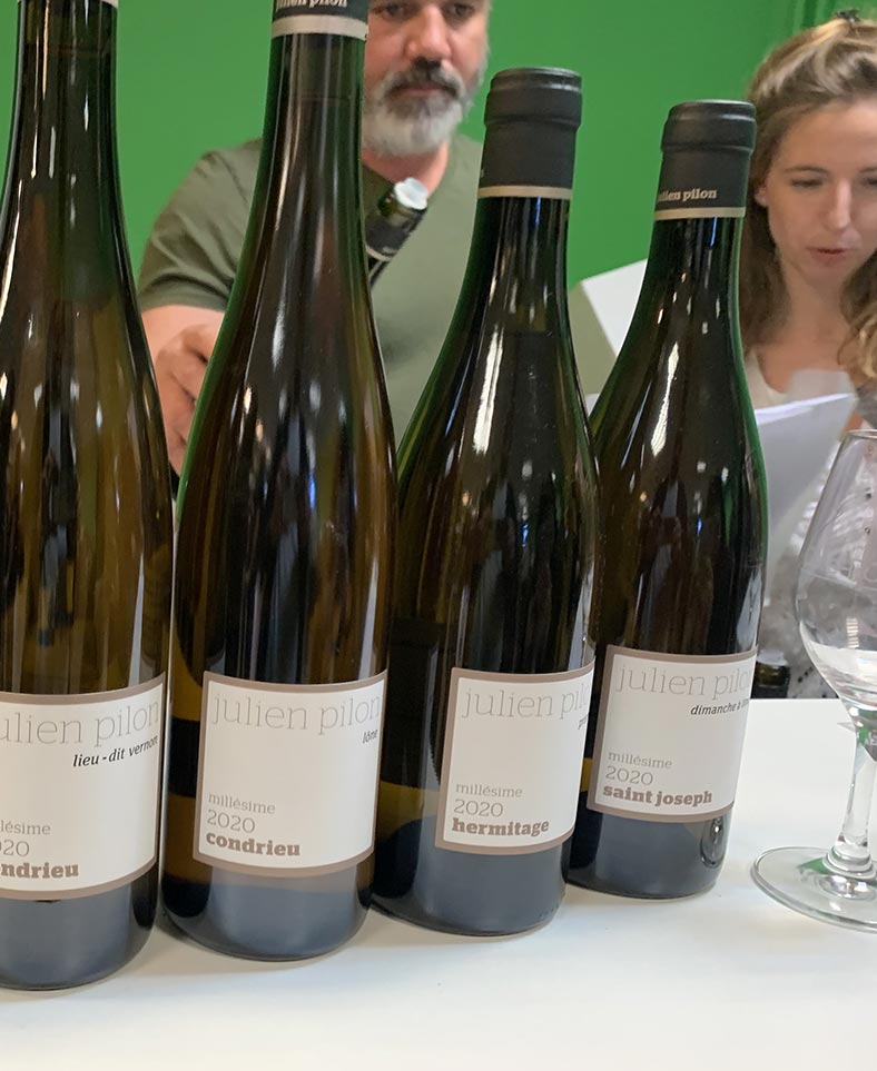 Les vins blancs de Julien Pilon Salon d'Ampuis