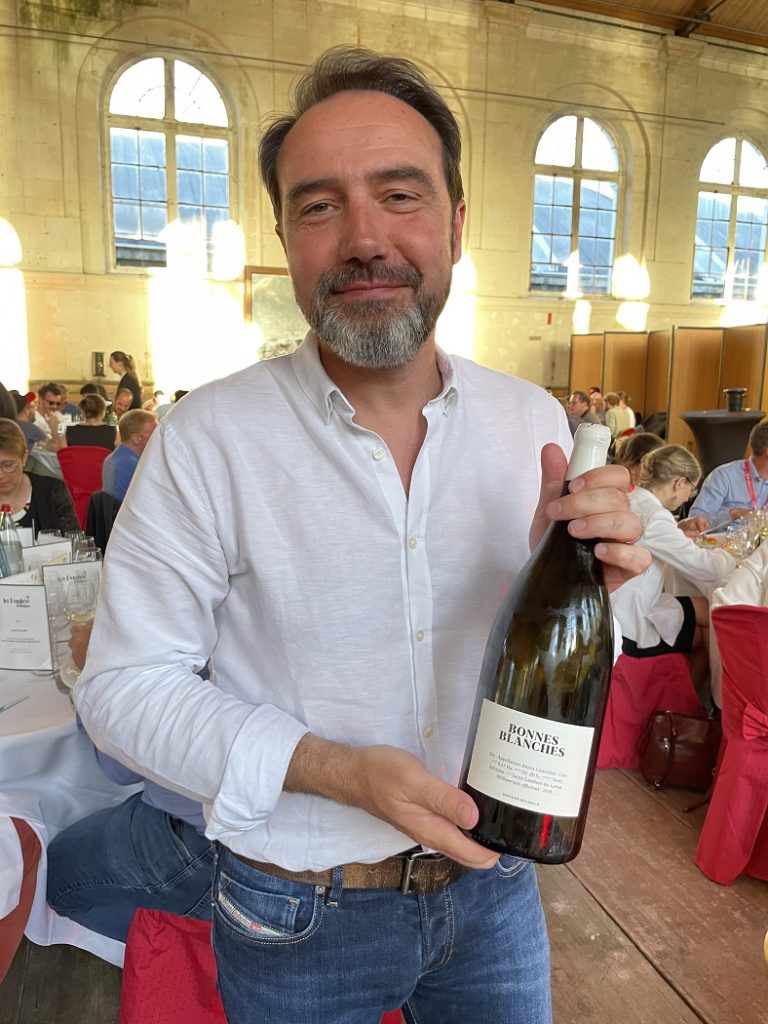 Ivan Massonnat, co-Président de la Paulée d'Anjou et propriétaire du domaine Belargus, au dîner de gala de l'édition 2022