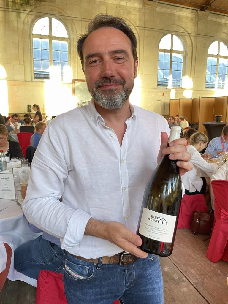 Ivan Massonnat, co-Président de la Paulée d'Anjou et propriétaire du domaine Belargus, au dîner de gala de l'édition 2022