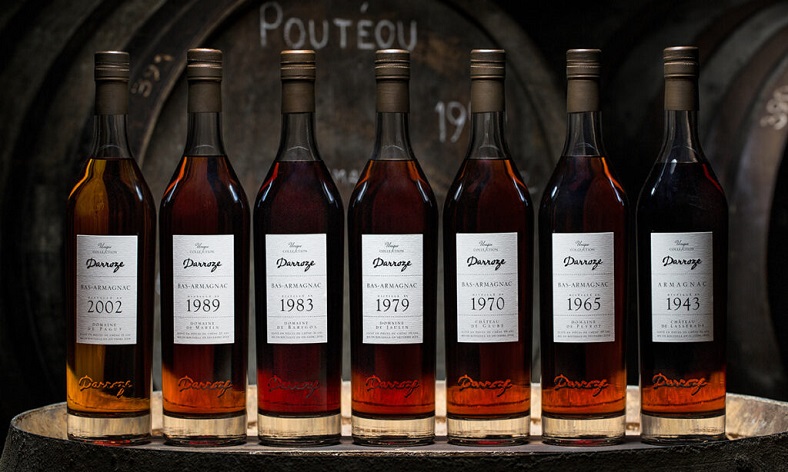 Découvrez l’impressionnante collection des armagnacs Darroze, véritable fer de lance de la région Gascogne vieux millésimes