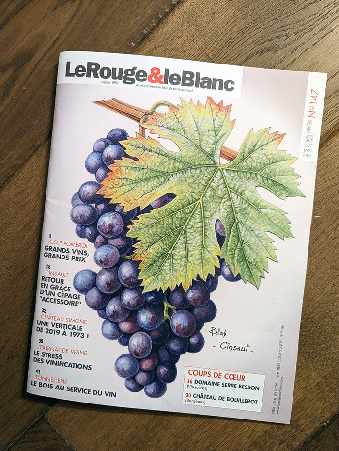 Parutions : le Rouge & le Blanc n°147 (numéro d’hiver) iDealwine