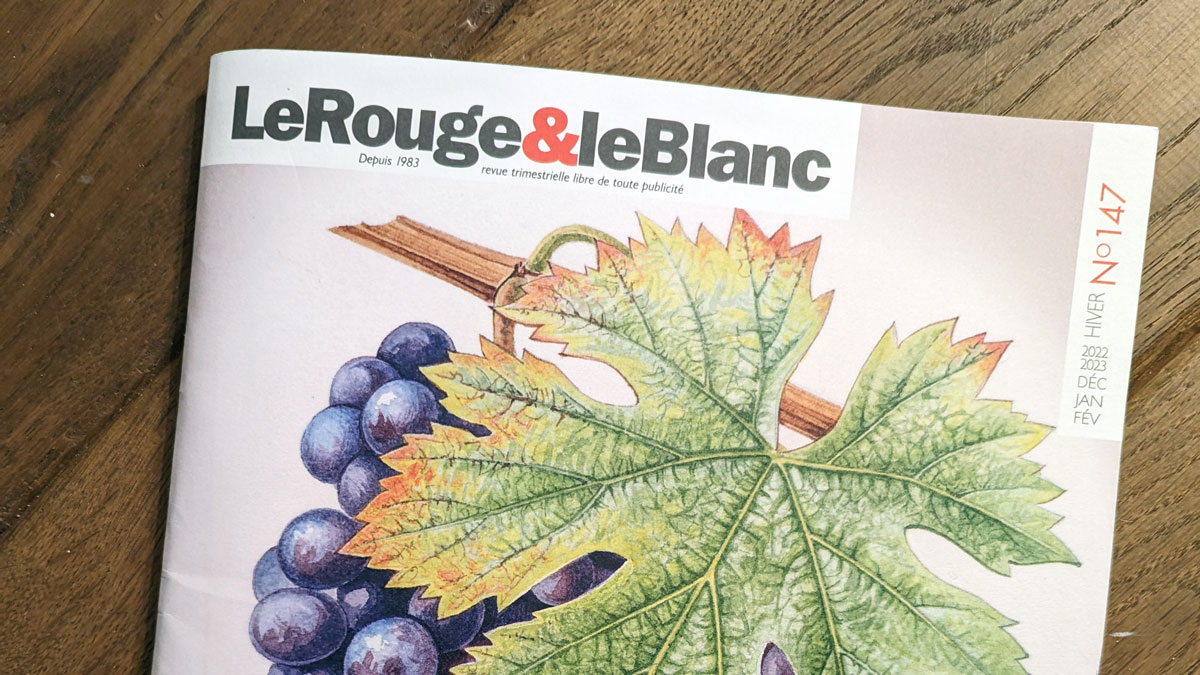 Lire la suite à propos de l’article Parutions : le Rouge & le Blanc n°147 (numéro d’hiver)