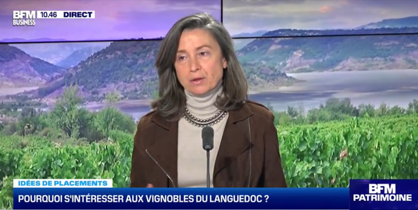 Languedoc-Roussillon des vins pour le placement Angelique de Lencquesaing iDealwine BFM Business 3