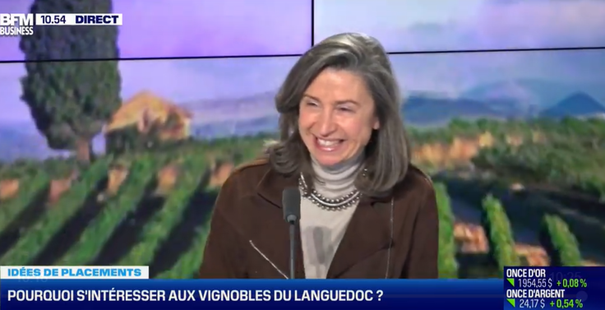Languedoc-Roussillon des vins pour le placement Angelique de Lencquesaing iDealwine BFM Business