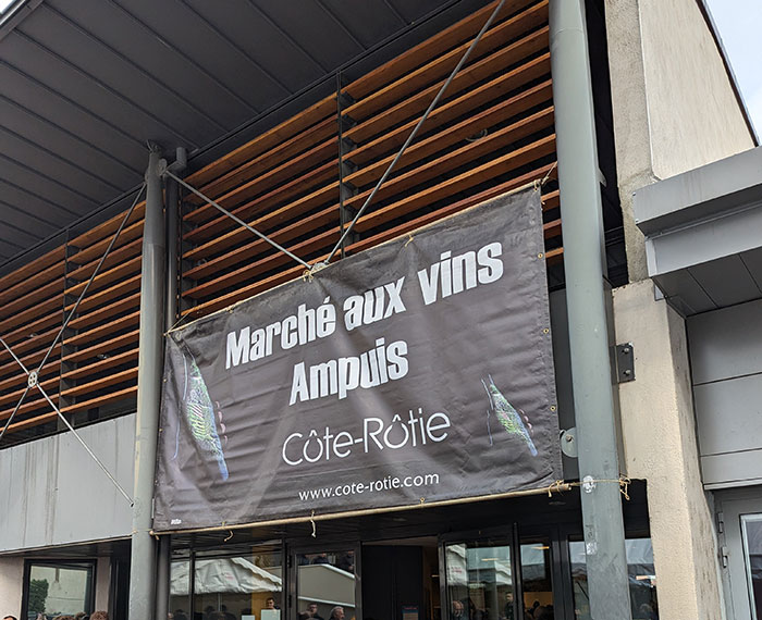 Marché des vins Ampuis dégustation iDealwine