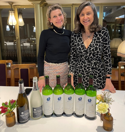 Gwendoline La Burthe et Angélique de Lencquesaing - Dîner iDealwine - Opus One à Paris