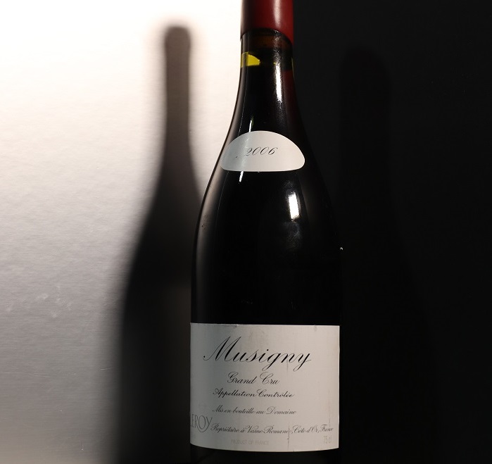 L'histoire d'iDealwine  vente record avec un musigny 2006 du domaine Leroy adjugé 34 100€