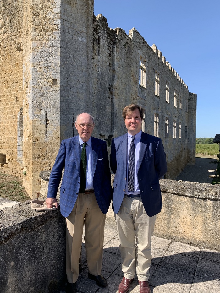 Alexandre et Philippe de Lur-Saluces au Château de Fargues. ©iDealwine.com