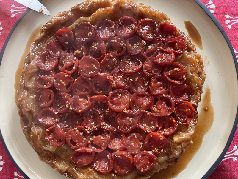 tarte tatin aux tomates cerises