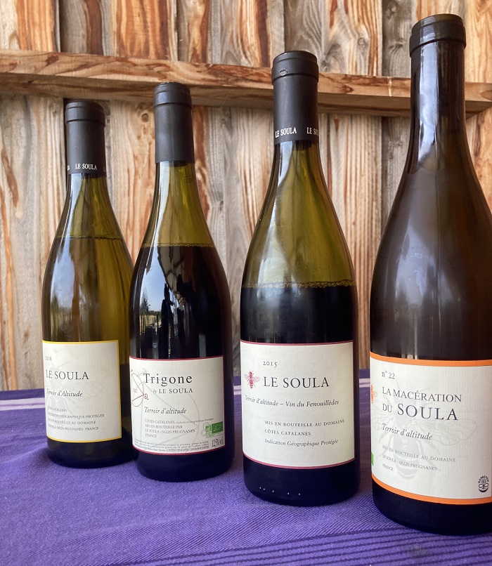 Visites dans les vignes du Roussillon : Le Soula, Olivier Pithon, Mas Amiel, Roc des Anges iDealwine 1