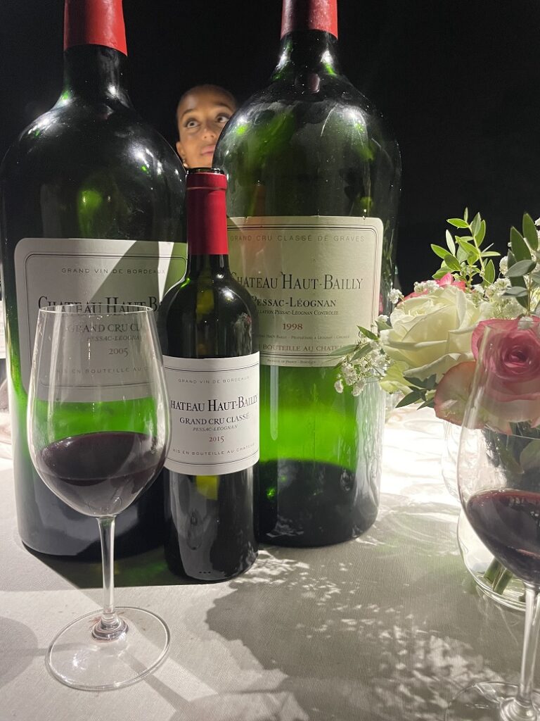 Les vins de ChAteau Haut-Bailly servis durant la soirée 2015 2005 et 1998 iDealwine