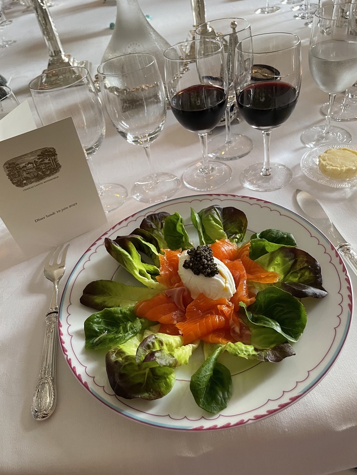 Dîner secret au Château Lafite Rothschild - A table avec les produits du jardin