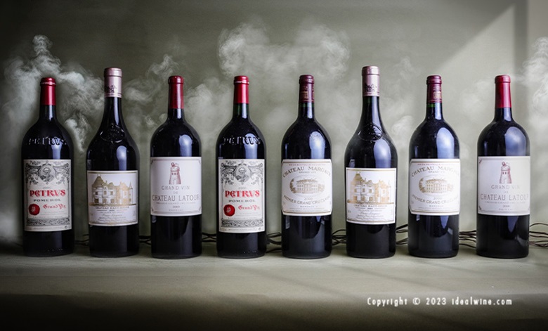 Vente aux enchères Collection Privée iDealwine Bordeaux Grands Crus Classés Caisse Carré d'As