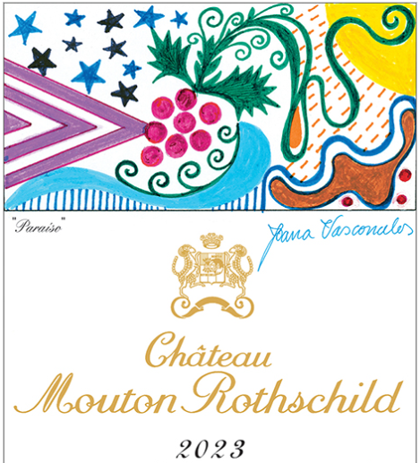 étiquette 2023 mouton rothschild