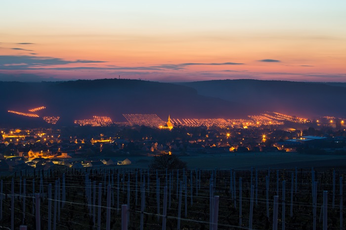 Vignes-gel-chablis-bougies-chaufferettes-iDealwine