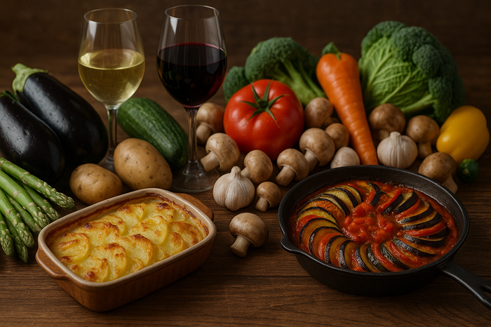 Accords mets et vins légumes
quel vin avec quel plat 
quel plat avec un chablis 
plat net vin
