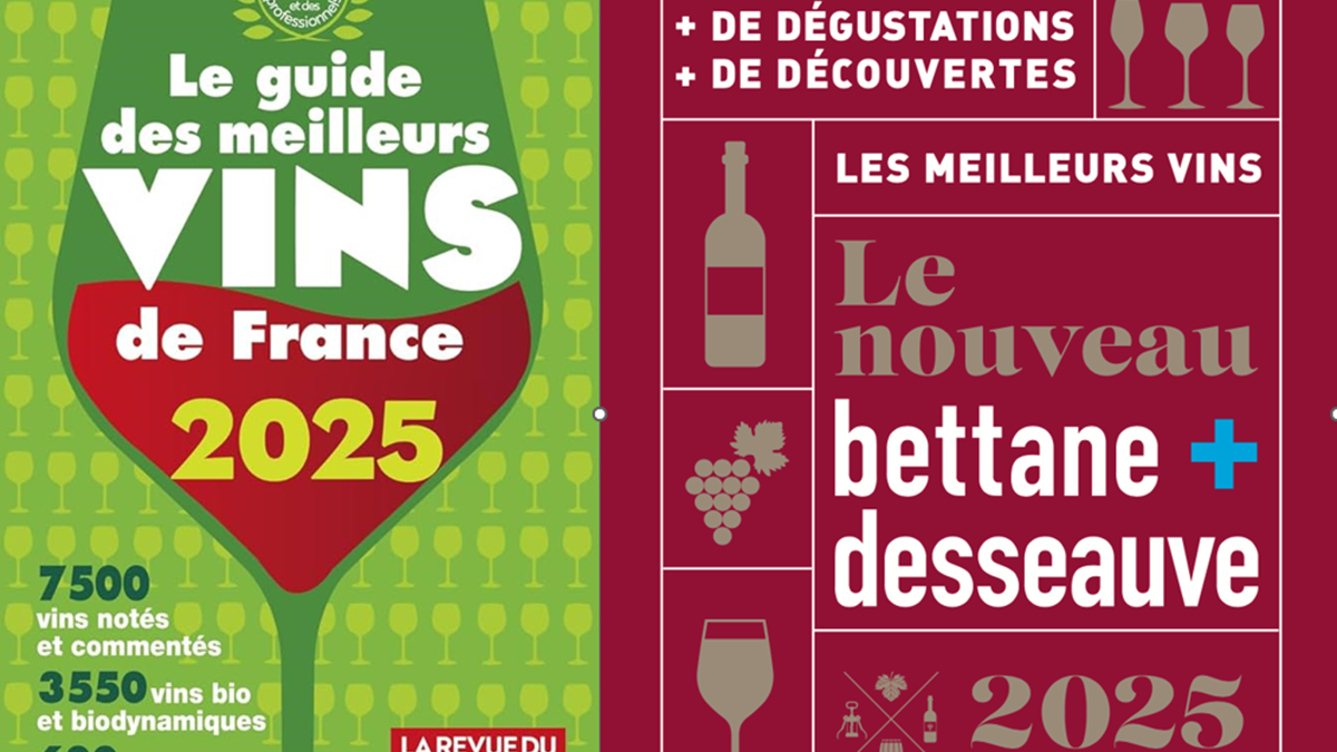 Lire la suite à propos de l’article Le millésime 2025 des guides : les nouvelles éditions de la RVF et du Bettane + Desseauve