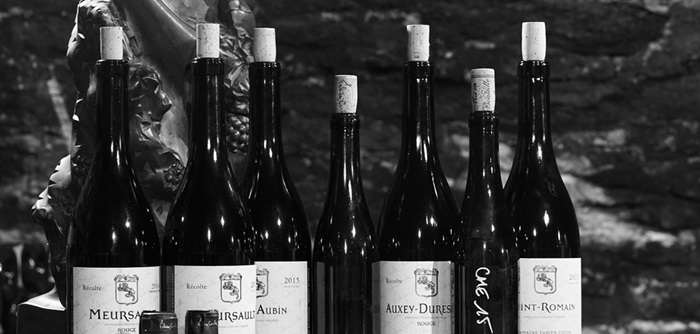 Fabien Coche Meursault bouteilles