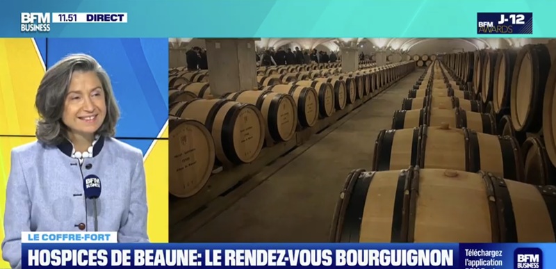 BFM Angelique de Lencquesaing Hospices de Beaune cuverie