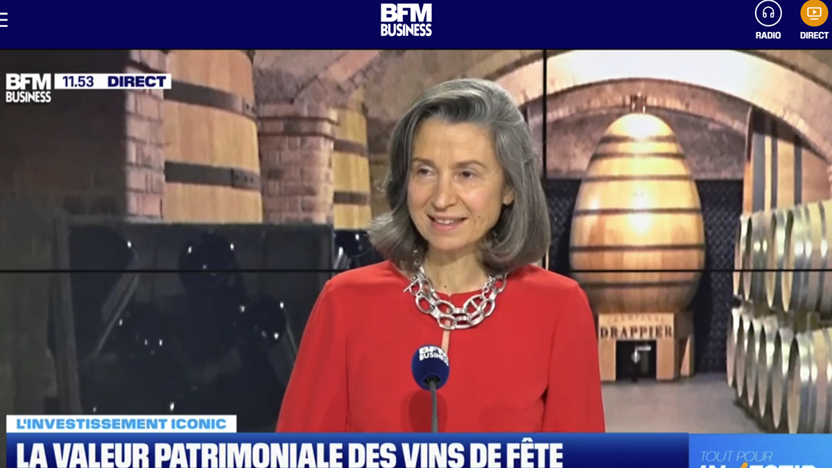 Lire la suite à propos de l’article Interview BFM | Champagne, Sauternes : les vins de fête ont-ils une valeur patrimoniale ?