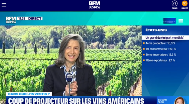 Angélique de Lencquesaing BFTV business