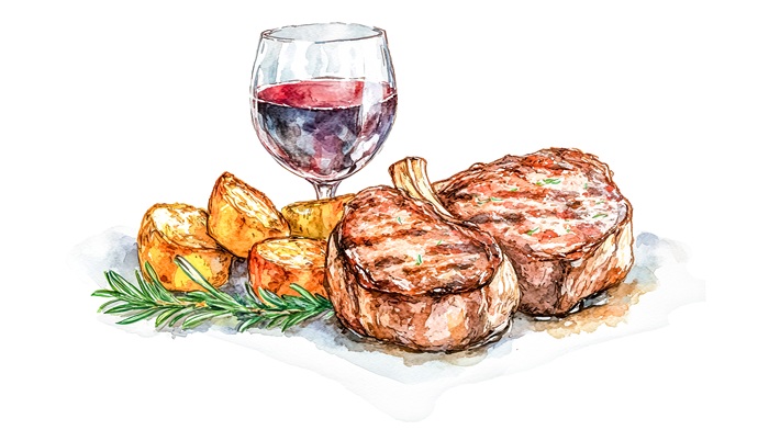 quel plat avec un chinon rouge