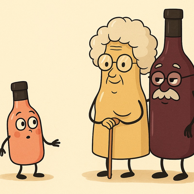 Rosés vieillissent de garde
