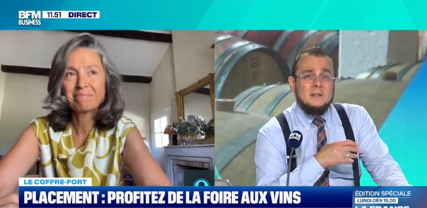 BFM Angélique de Lencquesaing Foire aux vins