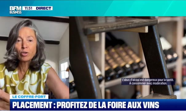 BFM Angélique de Lencquesaing Foire aux vins