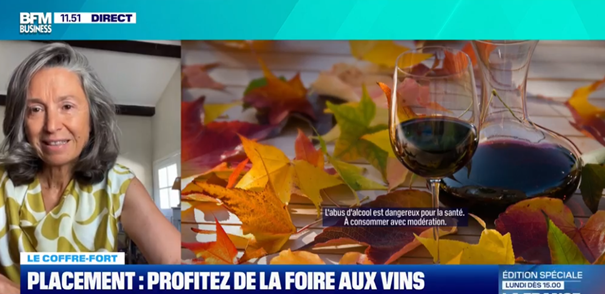 BFM Angélique de Lencquesaing Foire aux vins