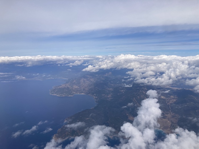 vue de la corse avion