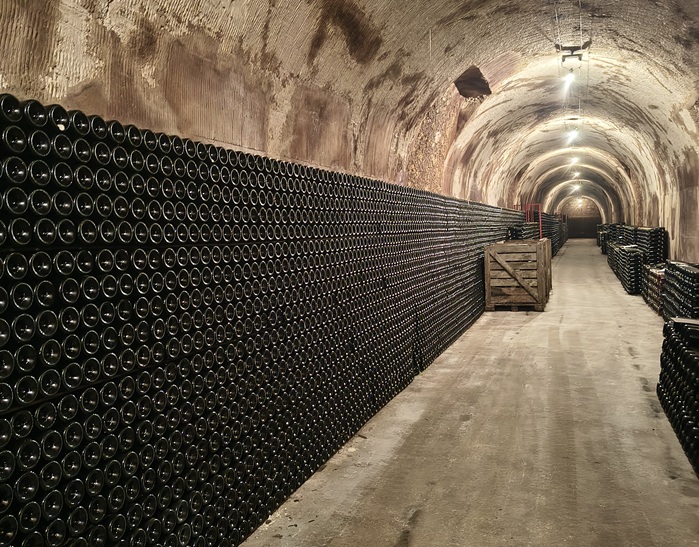 Hélène Charbaut cave bouteilles