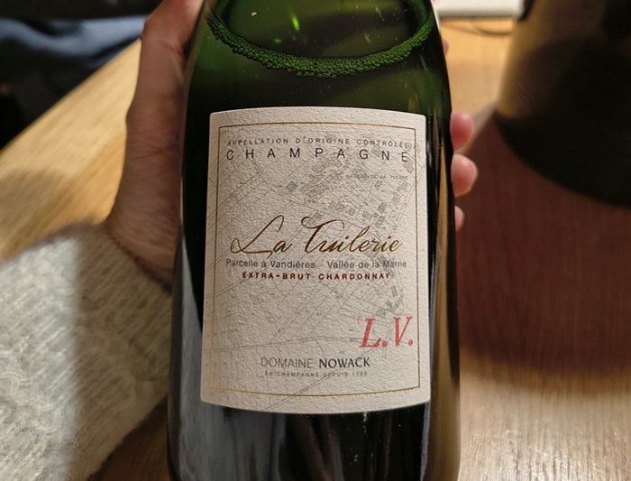 Nowack champagne Tuilerie Long vieillissement