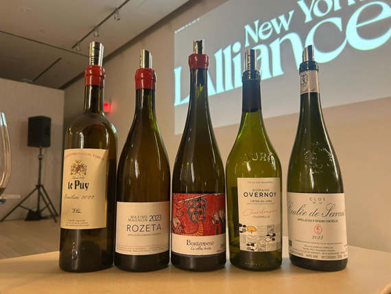 Bouteilles masterclass iDealwine à New York