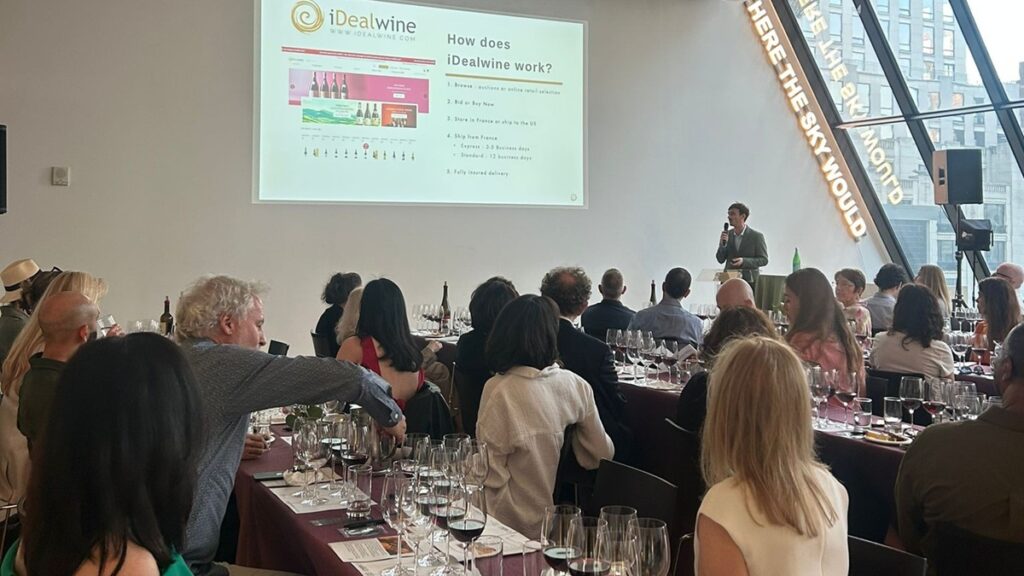 masterclass "Art du Vin" iDealwine à New York