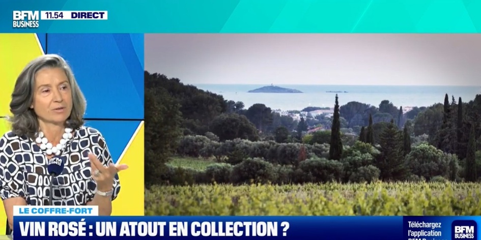 Vin rosé : un atour en collection, Angélique de Lencquesaing  sur BFM