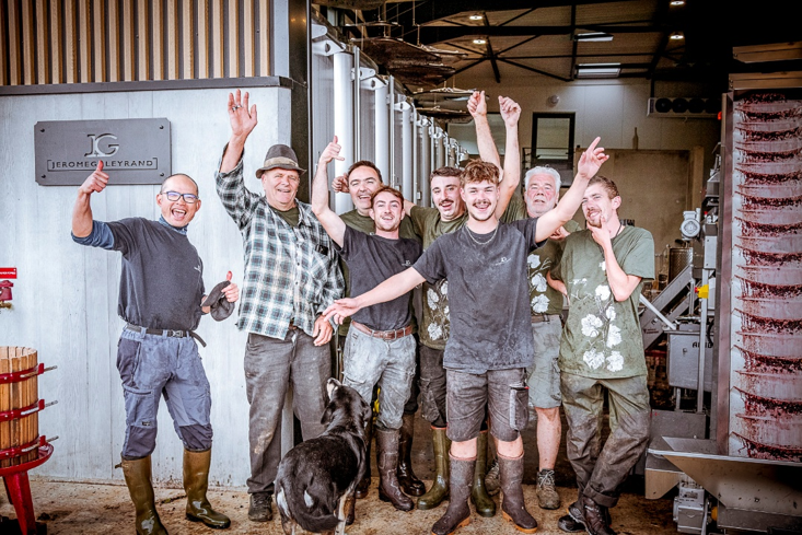 Equipe du domaine Jérôme Galeyrand, vendanges